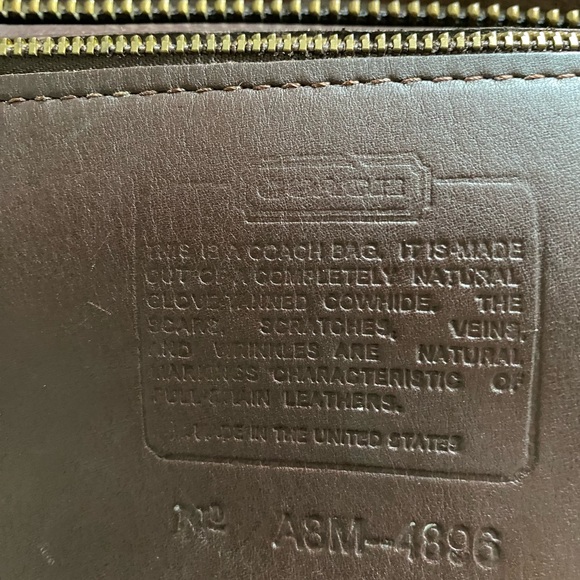 Vintage 90s Coach saddle bag - Picture 5 of 5